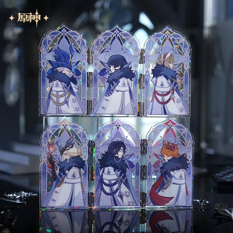 

Official in Stock Genshin Impact Frost and Flame Series Tartaglia Arlecchino Wanderer Fatui Harbingers Acrylic Stand Blind Box
