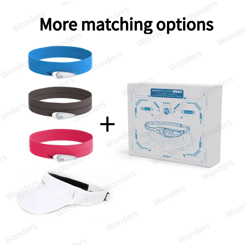 Brainlink Lite Headset Ultra Light EEG PU Headband dispositivo di controllo della mente per Mental Fitness Wireless sensore Mindlink con SDK
