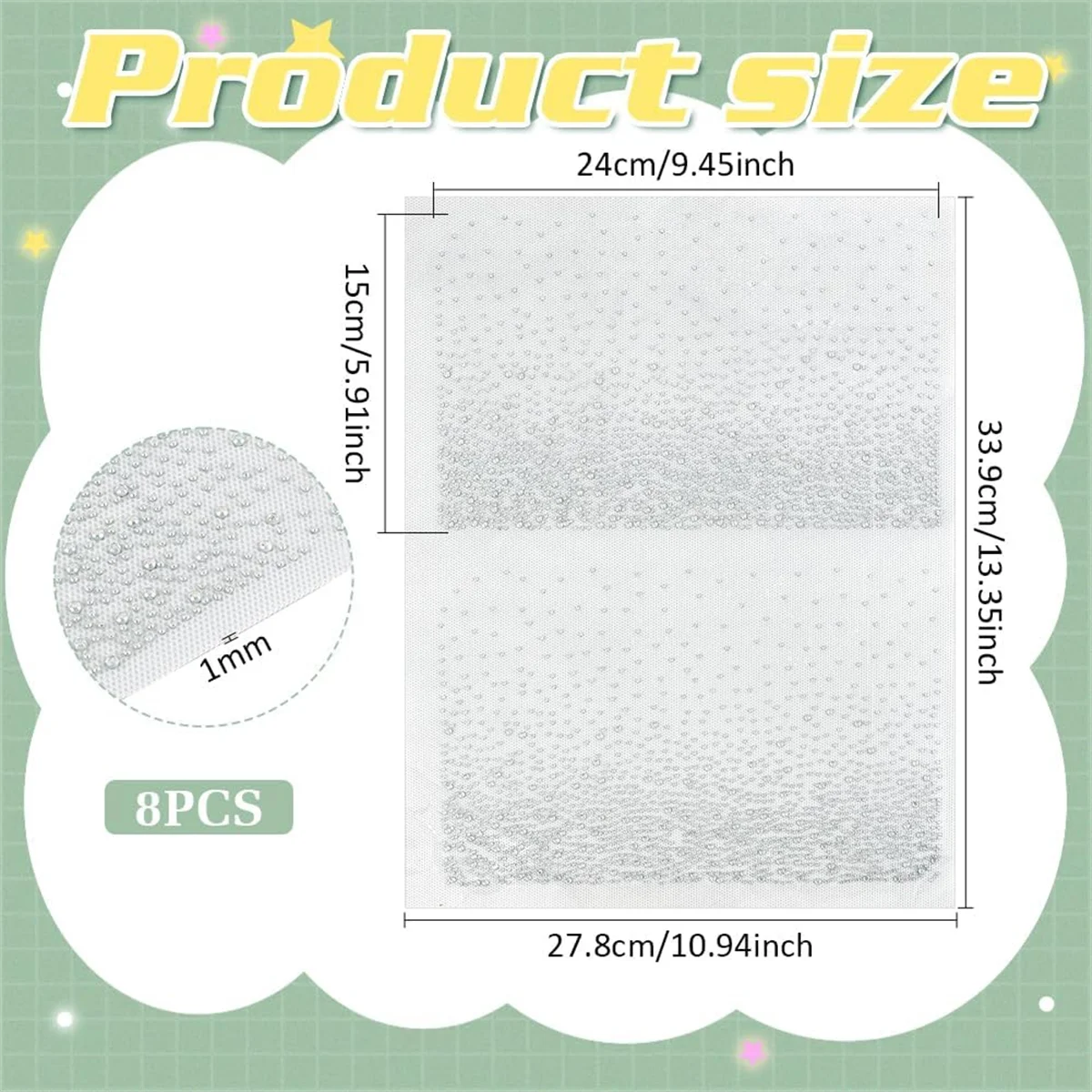 AA98 8 Arkuszy Brokatowych Naprasowek z Cyrkoniami, 16 Sztuk Szklanych Aplikacji z Cyrkoniami, Kryształowe Naklejki z Cyrkoniami na Ubrania