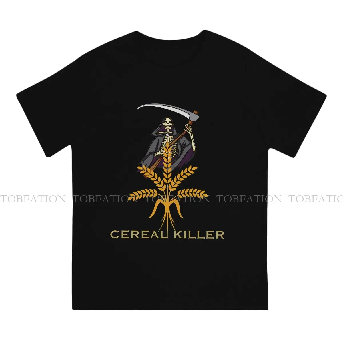 Cereal Killer TShirt for Men Killer Design Humor Summer 100% Cotton Sweatshirts T Shirt Novelty New Design Fluffy