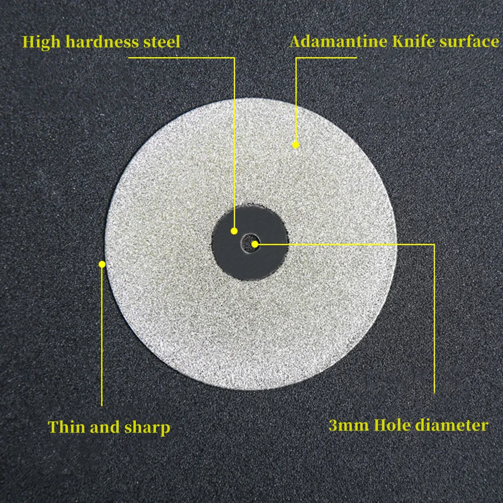10Pcs Set 20mm-60mm Diamond Coated Flat Lap Grinding Disc Abrasive Wheel Disk for Gemstone Jewelry Glass Knife Ceramics