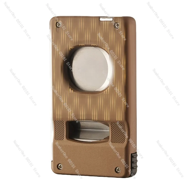 Large Size Professional V Cut Cigar Cutter Premium Leather Cigar Scissors Portable Sharp Stainless Steel Blade Smoking