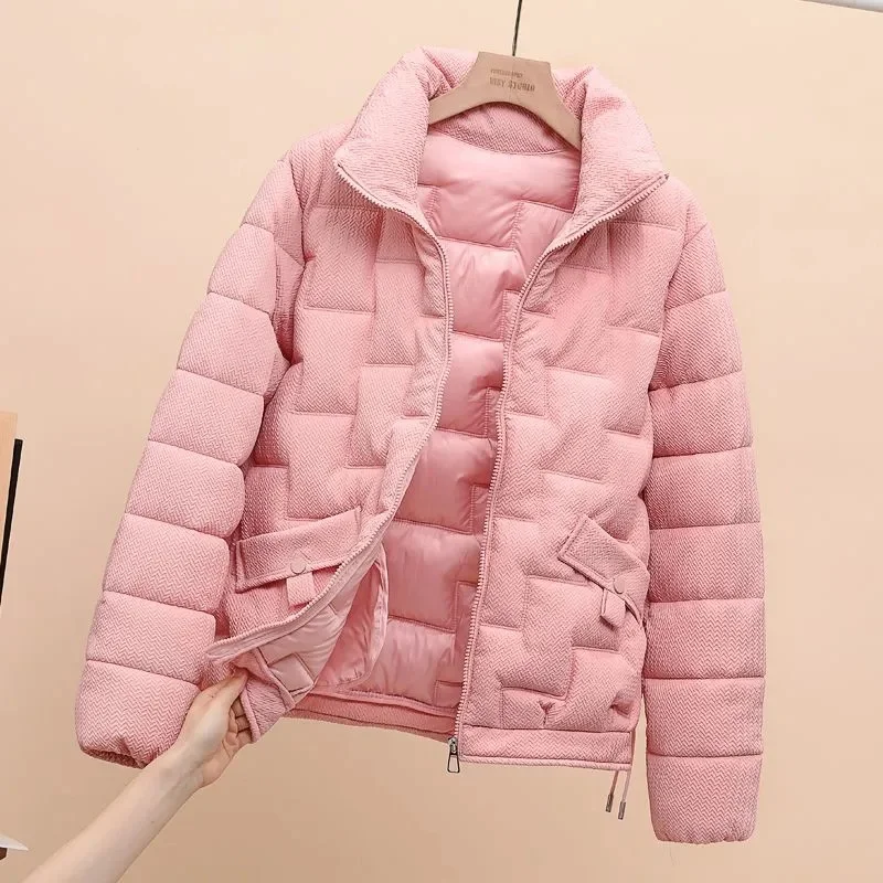 Parka courte rembourrée en coton chaud pour femme, veste pour femme, manteau d'extérieur pour femme, haut optique, 4XL, hiver, nouveau, 2023