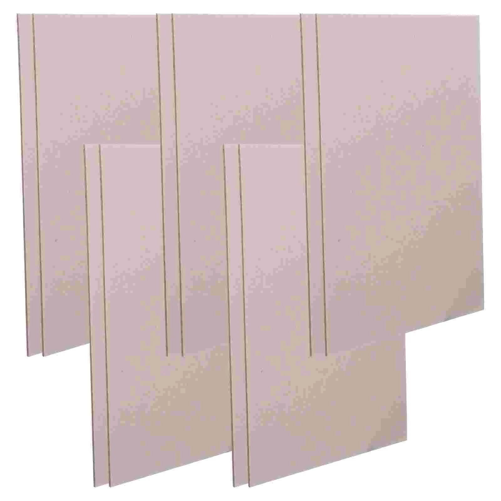 

10 Pcs Chipboard Cardboard Kid's Paper-cutting Supplies Cards Making Paperboard Light Grey DIY for Kids Child