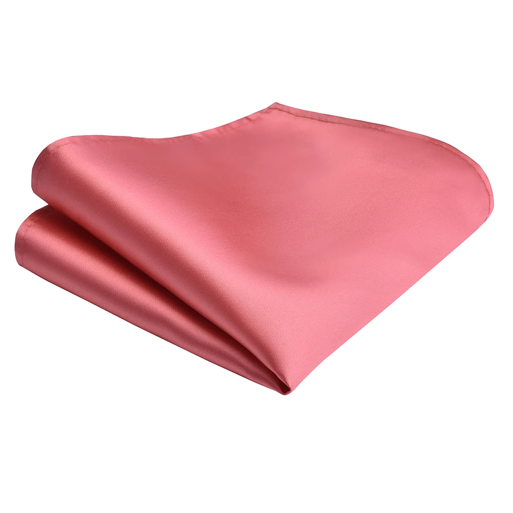 RBOCOTT Herenmode Gladde Waterdichte Zijden Zakdoeken Effen Zakken Vierkante Zakdoek Rood Zwart Blauw Bruiloft Zakdoeken Cadeau