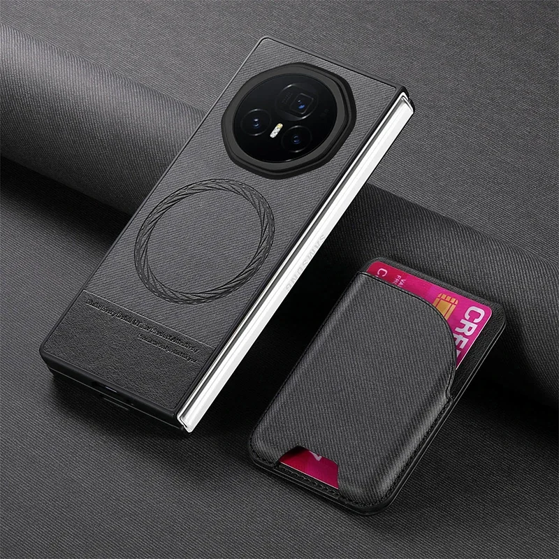 Case For Honor Magic V6 V5 V3 Cowboy Diagonal Fabric Separation Magnetic Card insertion Shockproof Mobile Phone Case Cover