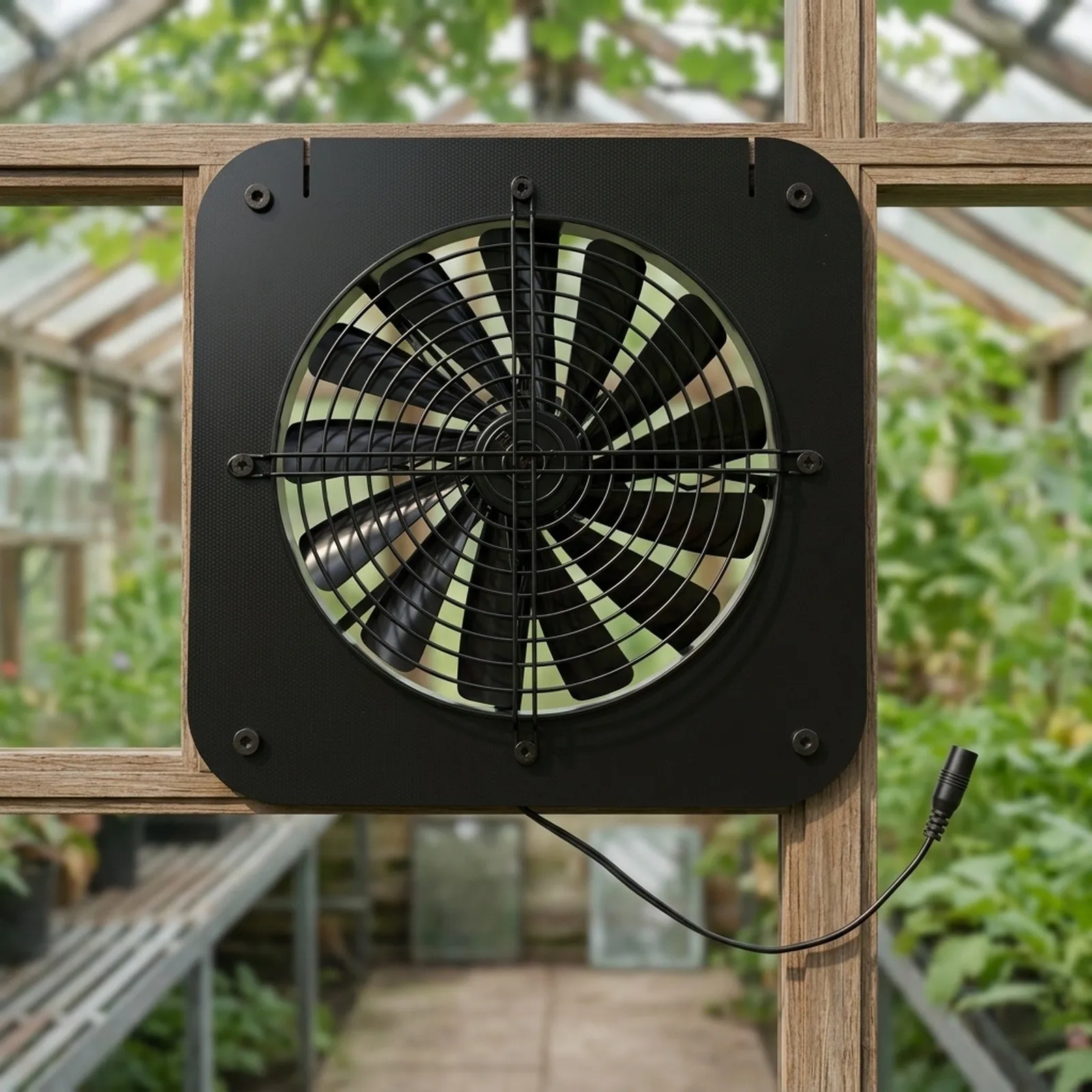 For Greenhouses For Pet Houses Solar for exhaust Fan Solar Extractor For Home Ventilation Stable Operation 9.8in Diameter