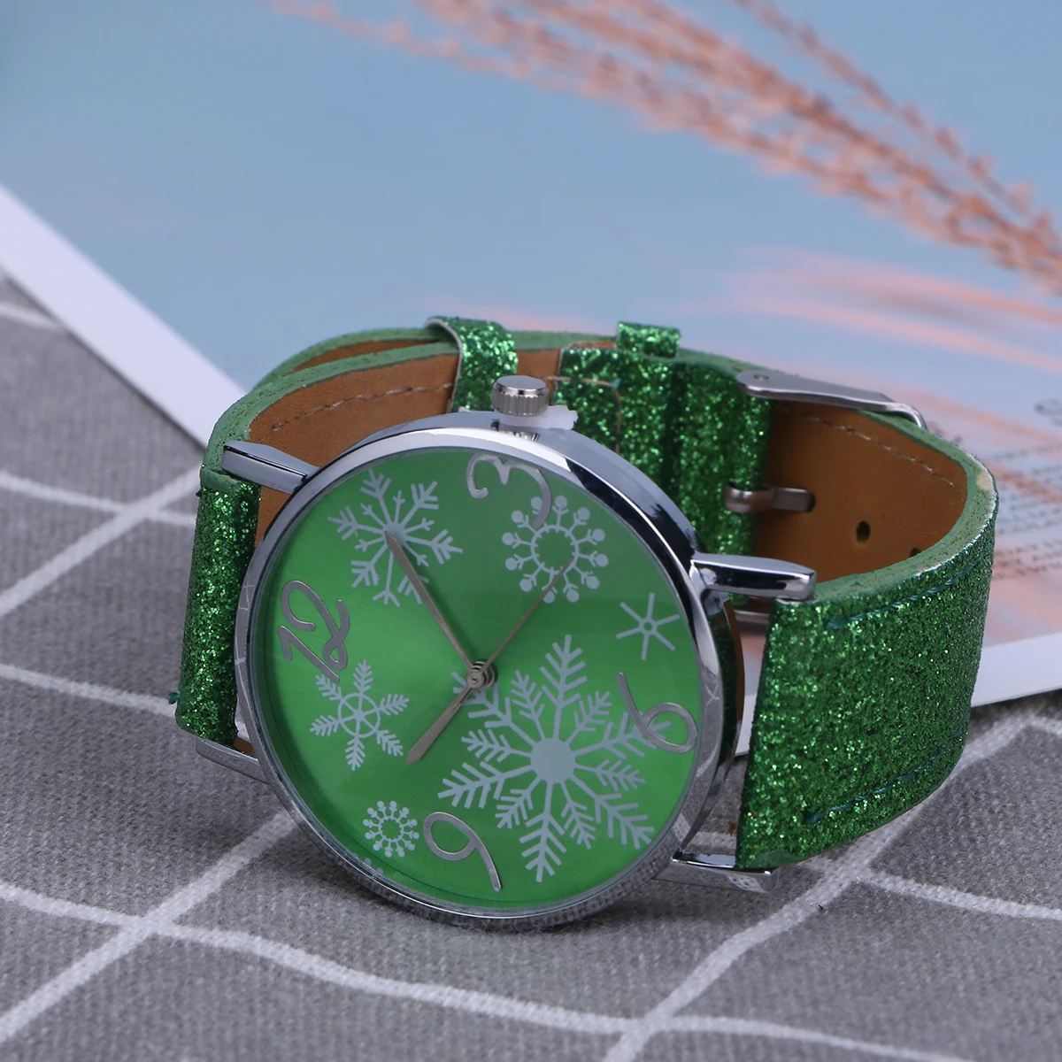 

Christmas Watch Gift for Girlfriend Wrist Watches Woman Women Casual Dainty Green