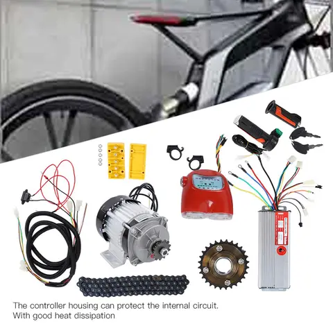 48V 800W Brushless Motor Kit Electric Bike Tricycle Scooter DIY Motor Conversion Kit Electric Bike Motor Kit Brushless Motor Kit