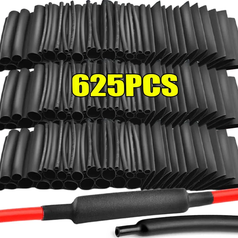 

Black Heat Shrink Tube Cable Insulation Sleeves Thermoresistant Tubing Shrink Wire Wrapping Electrical Connection Assortment Kit