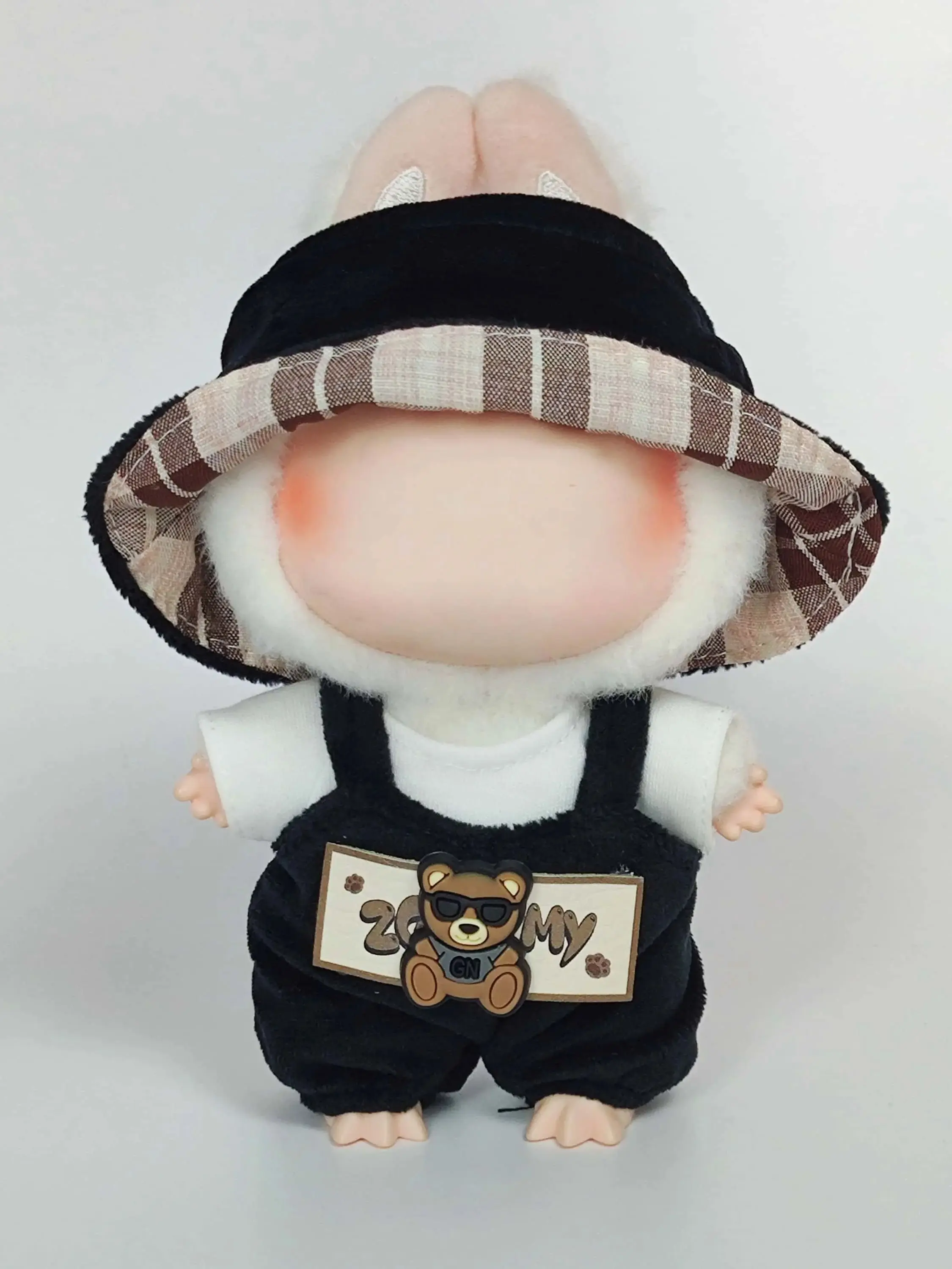 Mini Plush Doll'S Clothes Outfit Accessories For Korea Kpop Exo 15-17cm Labubu Idol V1 V2 sports and leisure suit Clothing Gift image 4