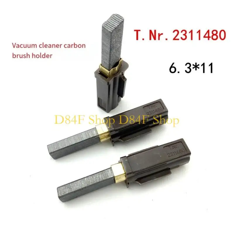 D84F Sturdy Vacuum Cleaner Carbon Brushes Pack Of 5 For Smooth Operation