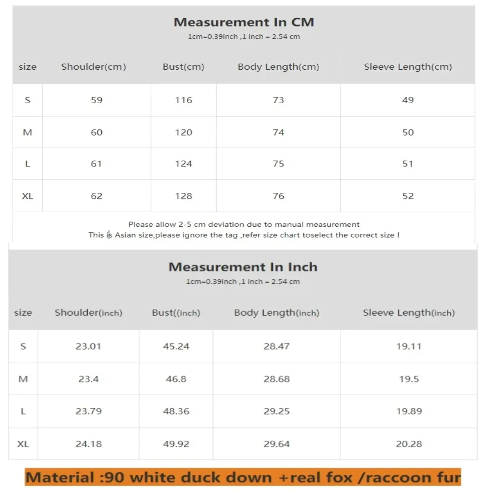 معطف شتوي نسائي لعام 2025 دافئ من ريش البط الأبيض معطف نسائي غير رسمي بقلنسوة من فراء الراكون الحقيقي سترة بياقة من فرو الثعلب الطبيعي #6