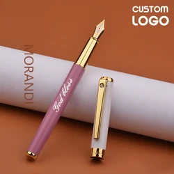 Bolígrafo Morandi multicolor de alta calidad, pluma personalizada con logotipo, suministros escolares, regalos creativos para profesores, anuncio