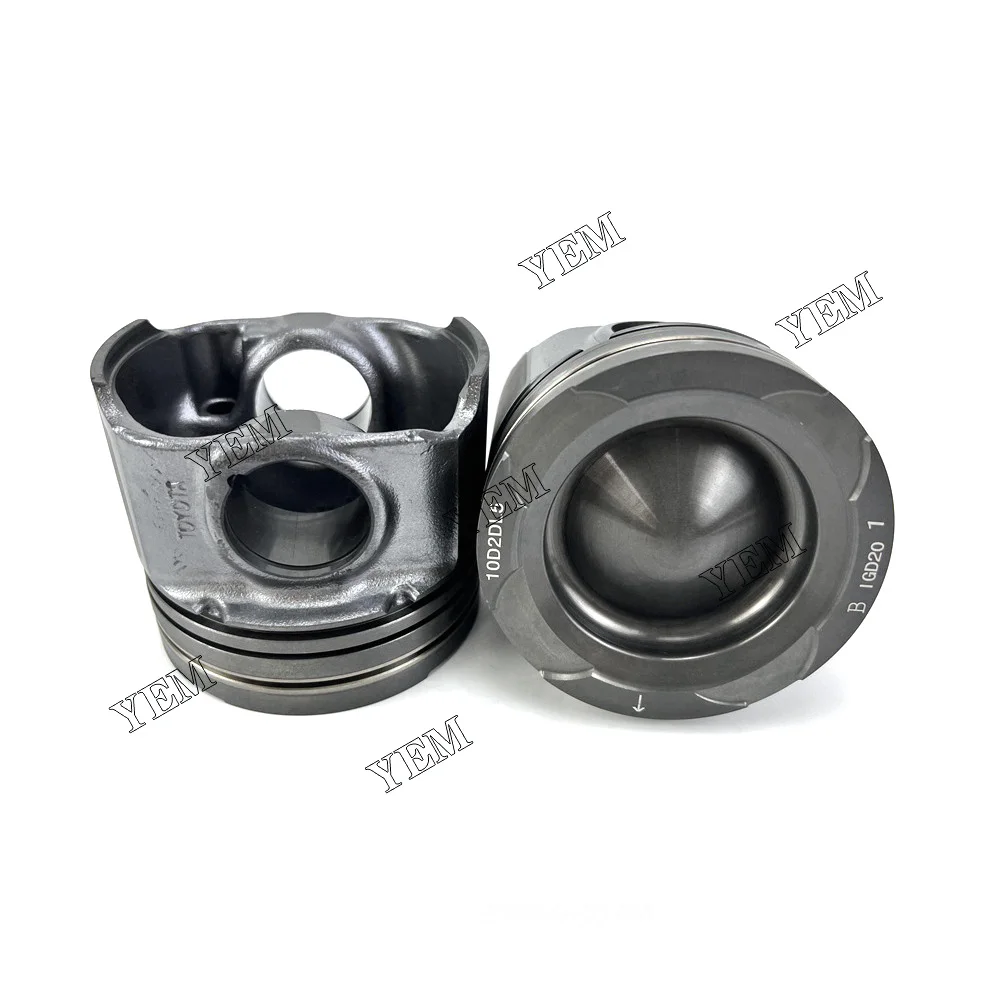 1GD CYLINDER PISTON MACHINERY ENGINE PISTON WITH PIN FOR TOYOTA MACHINERY ENGINE.