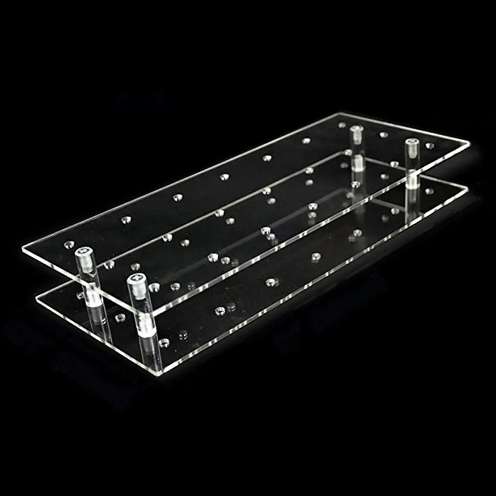 

21 Hole Lollipop Display Rack Candy Holder Transparent Display Rack Lollipop Stand Double Layer Storage ganizer