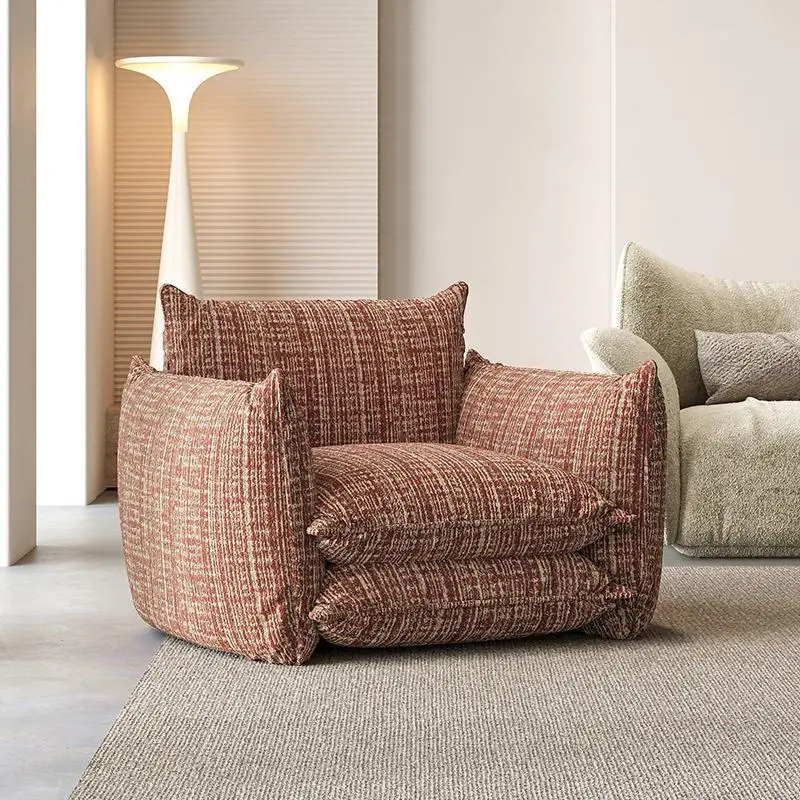Medieval style extremely simple chair sofa French lounge chair minimalist modular sofa living room curved lounge sofa