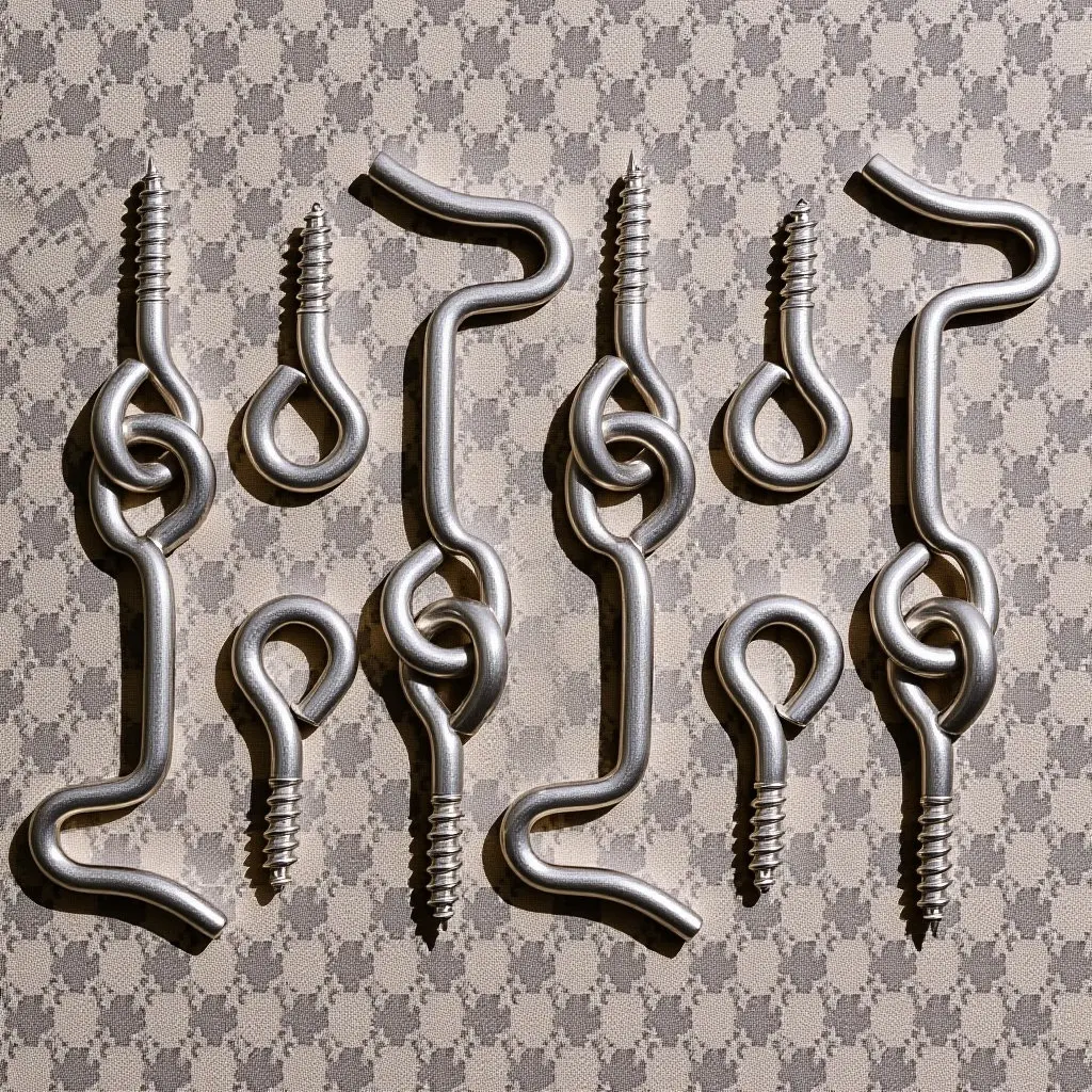 4Sets Professional Grade Door Hook Hook and Eye Latch Carbon Steel for Silent Door Holding Windproof Window Barn