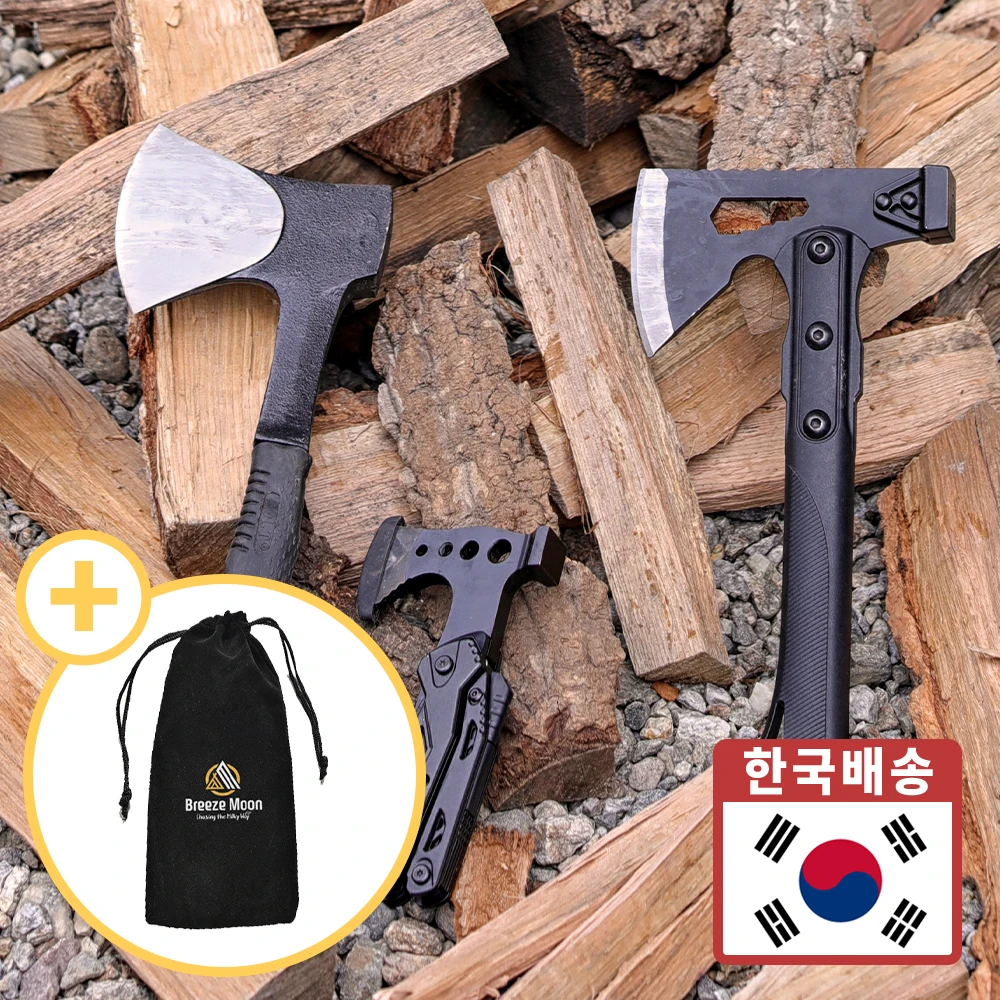 BreezeMoon Camping Axt eine Hand Axt