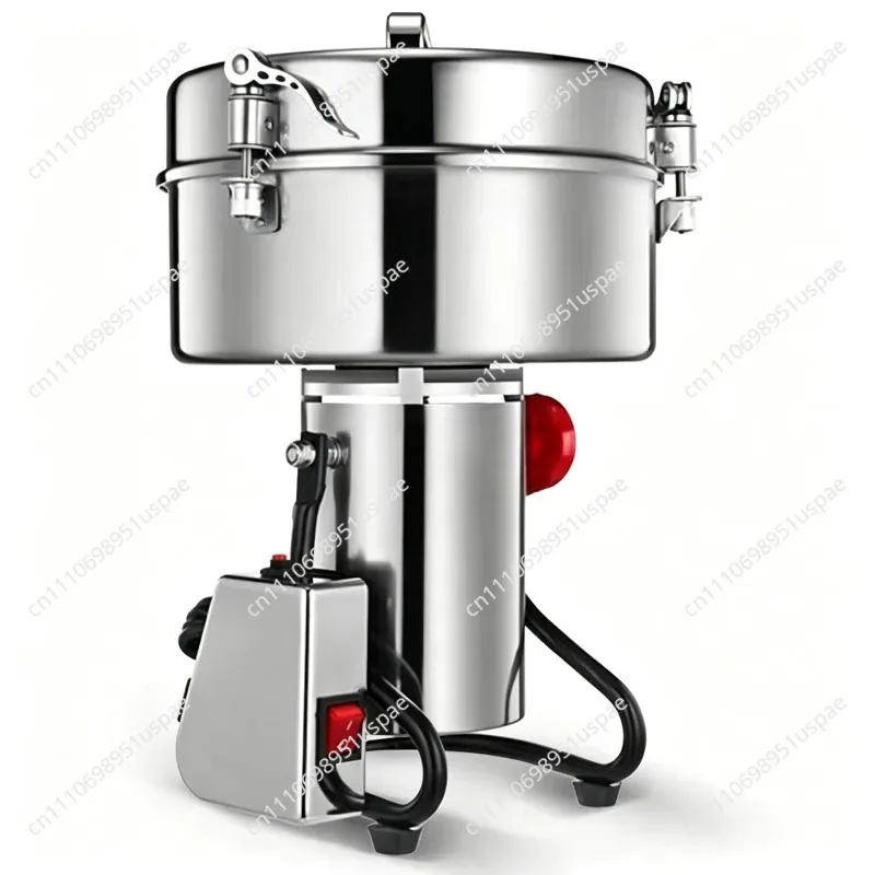 Professional Electric 4500g Commercial Stainless Steel Grain Grinder for Coffee Spices and Powder Mill Machine
