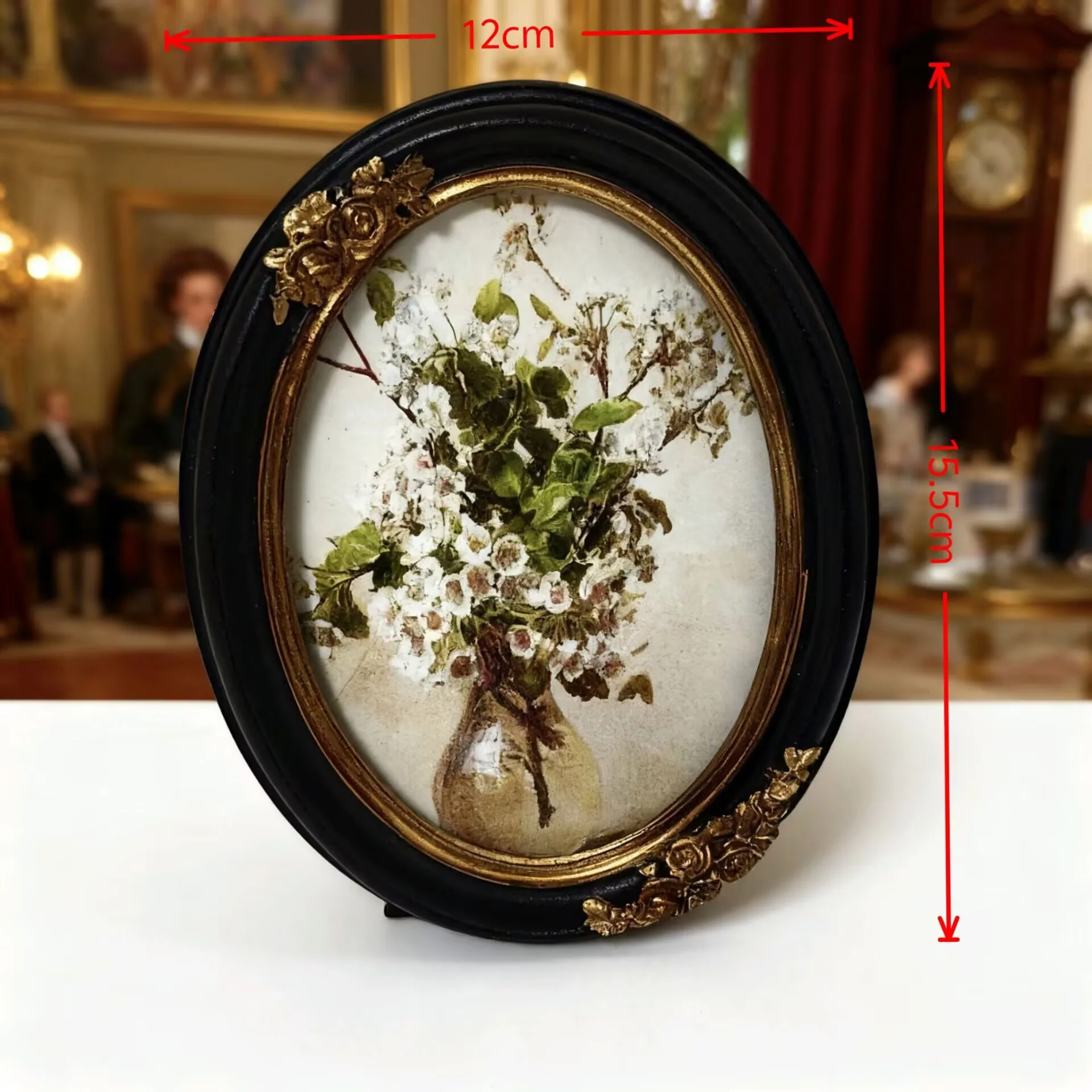 6 inch European retro tree photo frame table combination photo wall decoration hangable resin craft picture frame