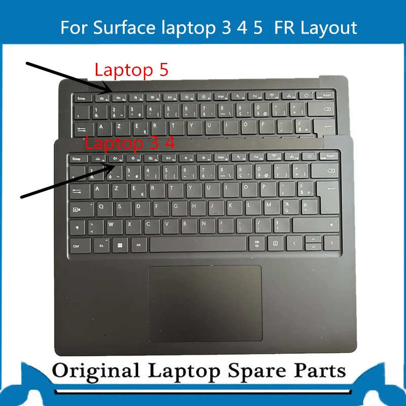 Worked For Surface Laptop 3 4 5 1867 1872 1953 1959 1979 1872 1873 FR Keyboard Assembly