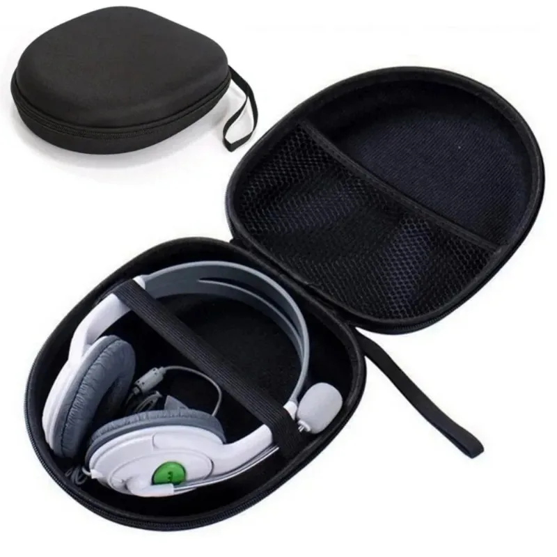 Portable Shockproof Bluetooth Headset Hard Case Earphone Storage Bag Carrying Pouch for Travel - Protective Earbuds Case