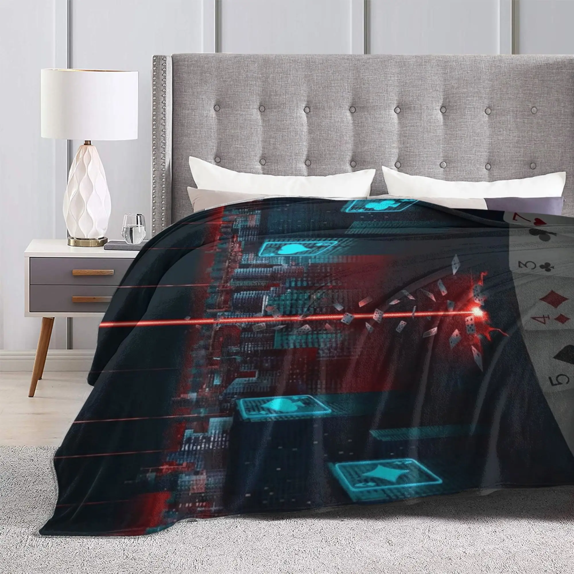 Alices in Borderlandss سوبر بطانية دافئة الطفل أفخم رمي بطانية مضحك غرفة نوم الفانيلا المفرش أريكة غطاء سرير