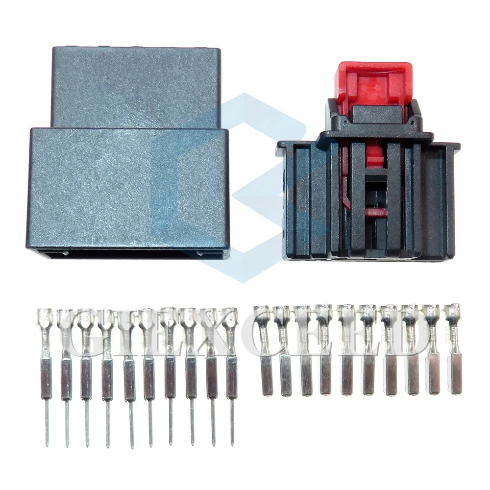 1 conjunto de 10 pinos série 0,6 42113600   Soquete de fio para VW 5C 0971974   Conjunto central da C.A. do interruptor central do carro para o elevador principal da janela da porta do motorista