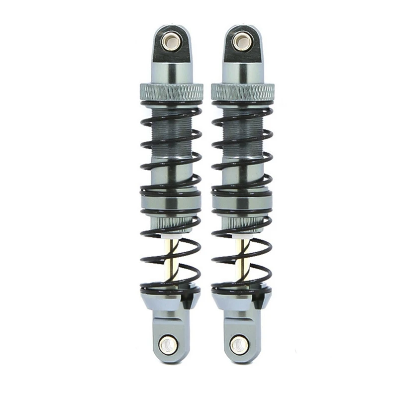 For TRX4 SCX10 90046 1/10 Simulation Of Climbing Car Double-Stage Spring Shock Absorber Metal Oil Shock Absorber