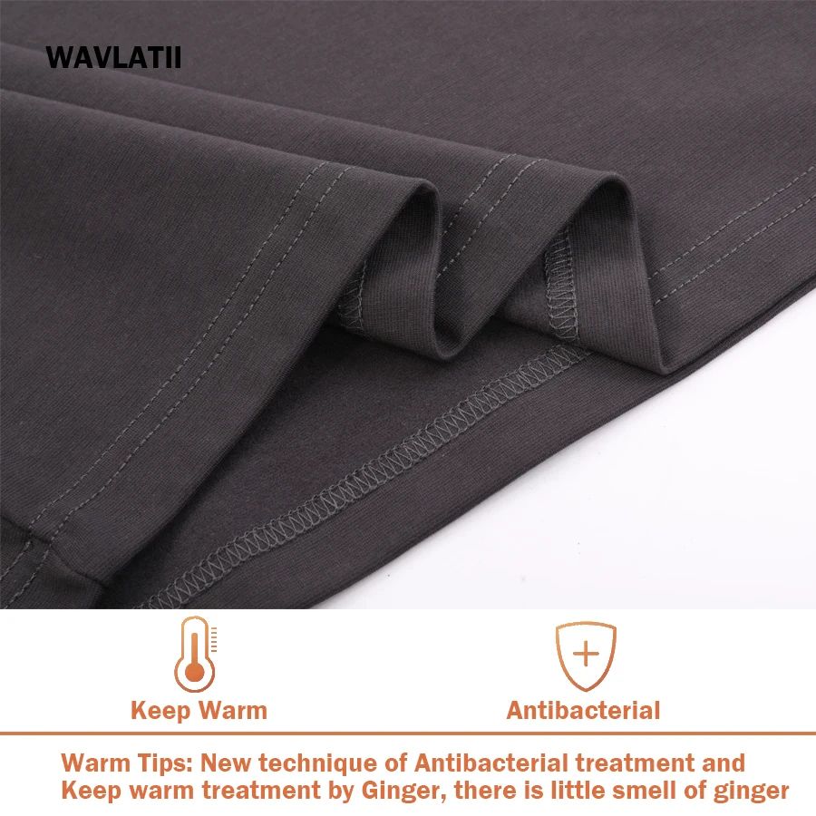 WAVLATII Nowe Damskie Koszulki z Długim Rękawem Damskie Białe Czarne Casualowe O-neckTee Lady Khaki Ciepłe Podstawowe Topy Na Wiosnę Jesień WLT2401