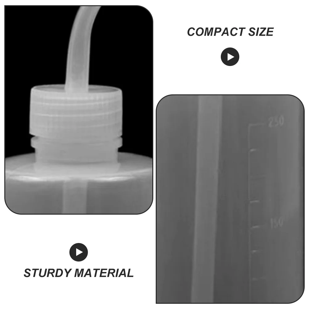 

10 Pcs Water Pitcher Watering Can Flower Tool Dispensing Bottle Curved Mouth Portable Squeeze Bottles Transparent