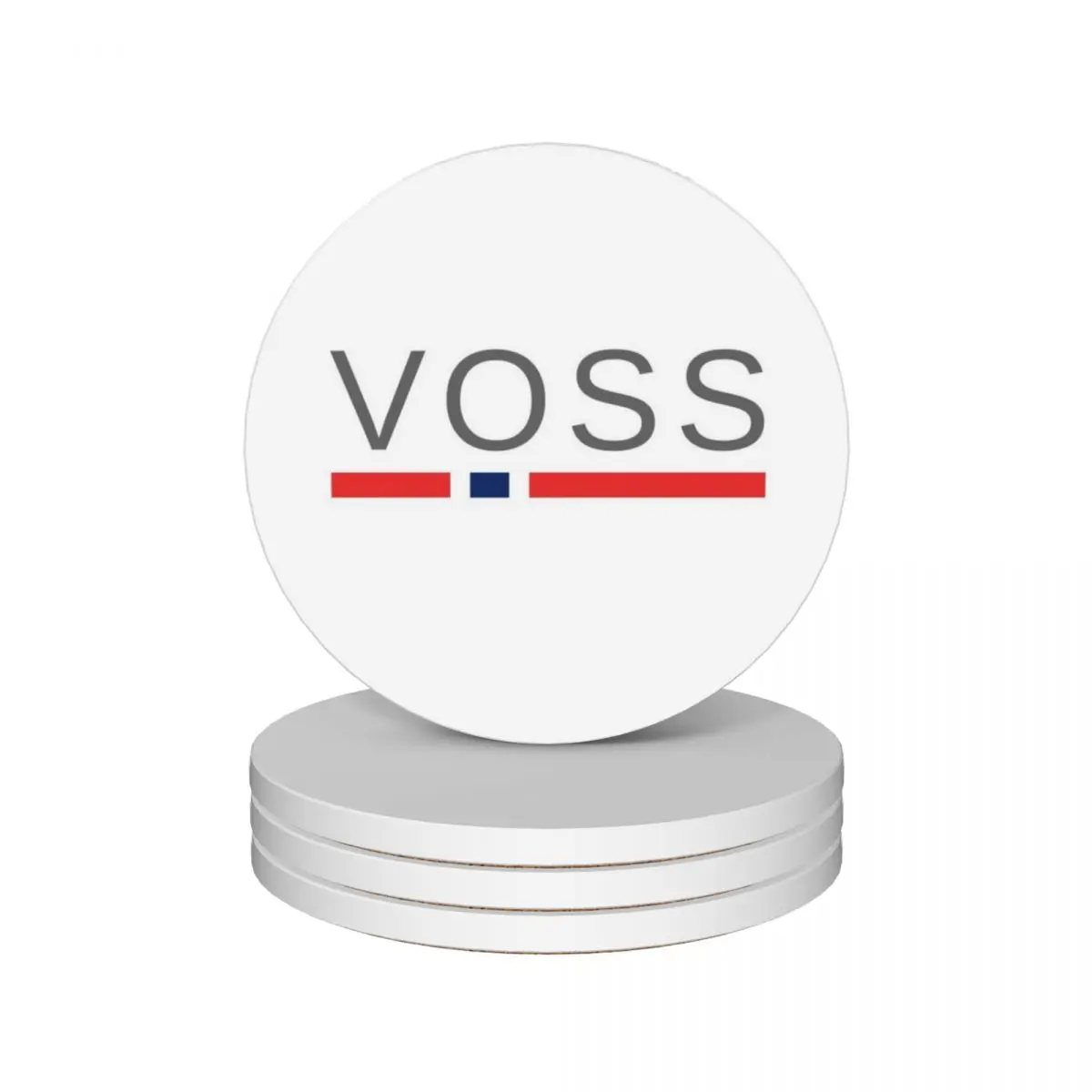 Voss Norway-posavasos de cerámica para cocina, accesorios para bebidas, tazas de flores, posavasos, Juego de 4