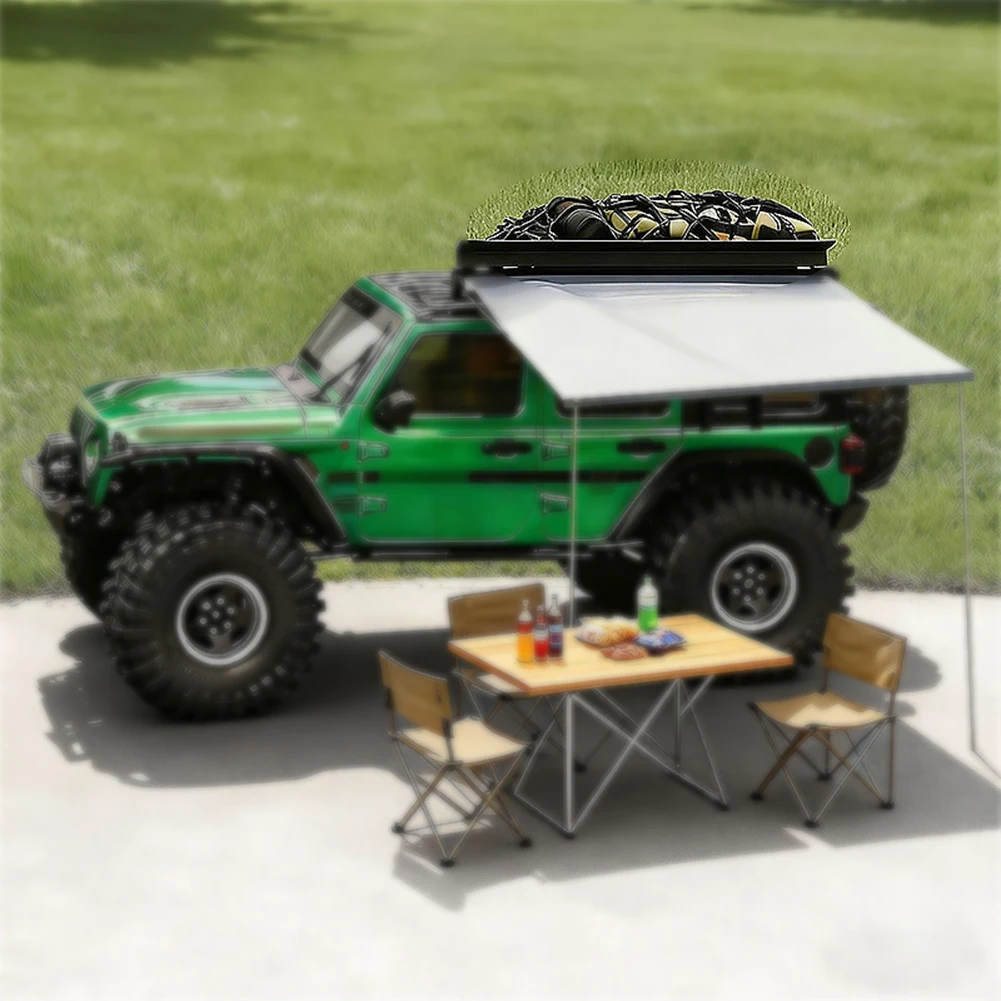 RC Crawler Car Replica Bag Simulation Roof Travel Bag Scale Decoration Travel Bag for1/10 1/16 1/18 SCX10TRX4TRX4M WPL