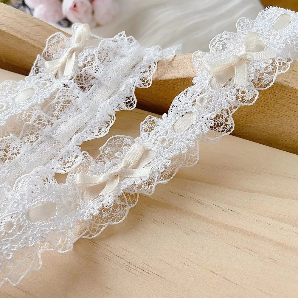 

Delicate Diy Lace Trim Ribbons Gift Wrapping Crafts Bow Decorative Handmade Fabric Dress Sewing Supplies DIY Accessories
