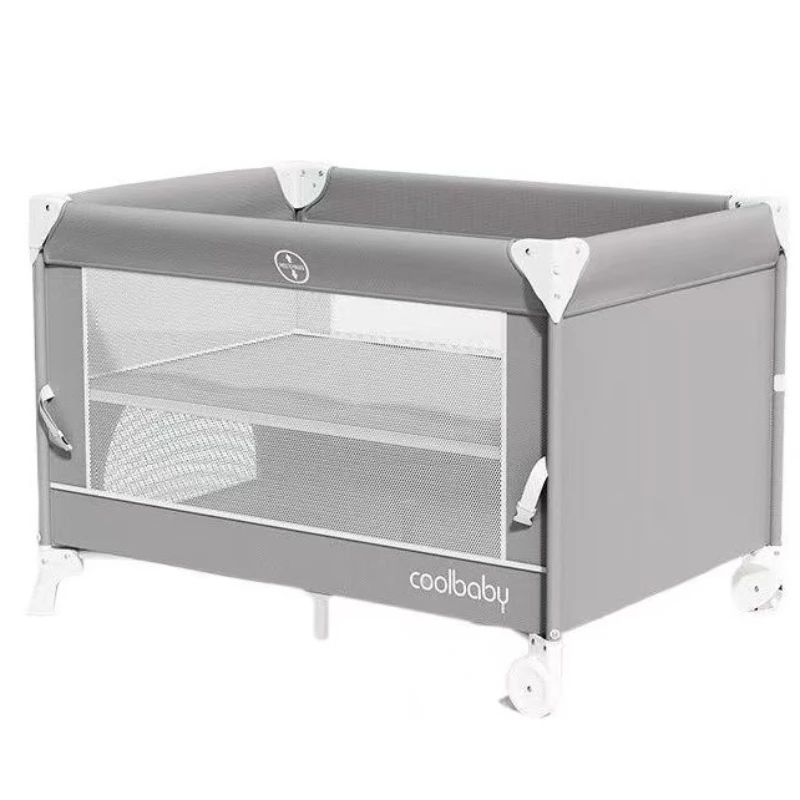 سرير أطفال متعدد الوظائف قابل للطي، سرير محمول لحديثي الولادة، سرير أطفال قابل للتعديل، سرير نوم مريح، تصميم ممرضة #5