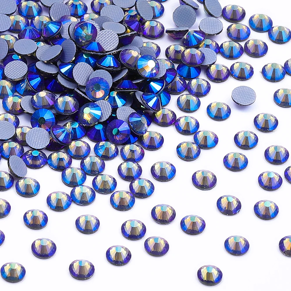 SS6-SS20 1440Pcs/Bag Hotfix Glass Round Rhinestones Hotsale Wedding Dress Decoration Crystal For Nail Art DIY Accessories