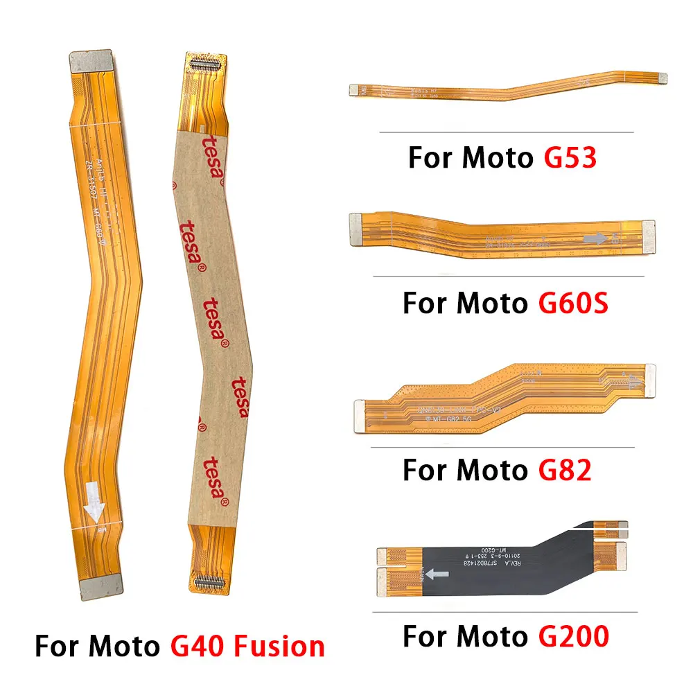 60Pcs，NEW  Motherboard FPC Main Board Connector Cable For Moto G32 G53 5G G60S G82 G200 G40 Fusion Edge 20 Lite 30 Neo Plus