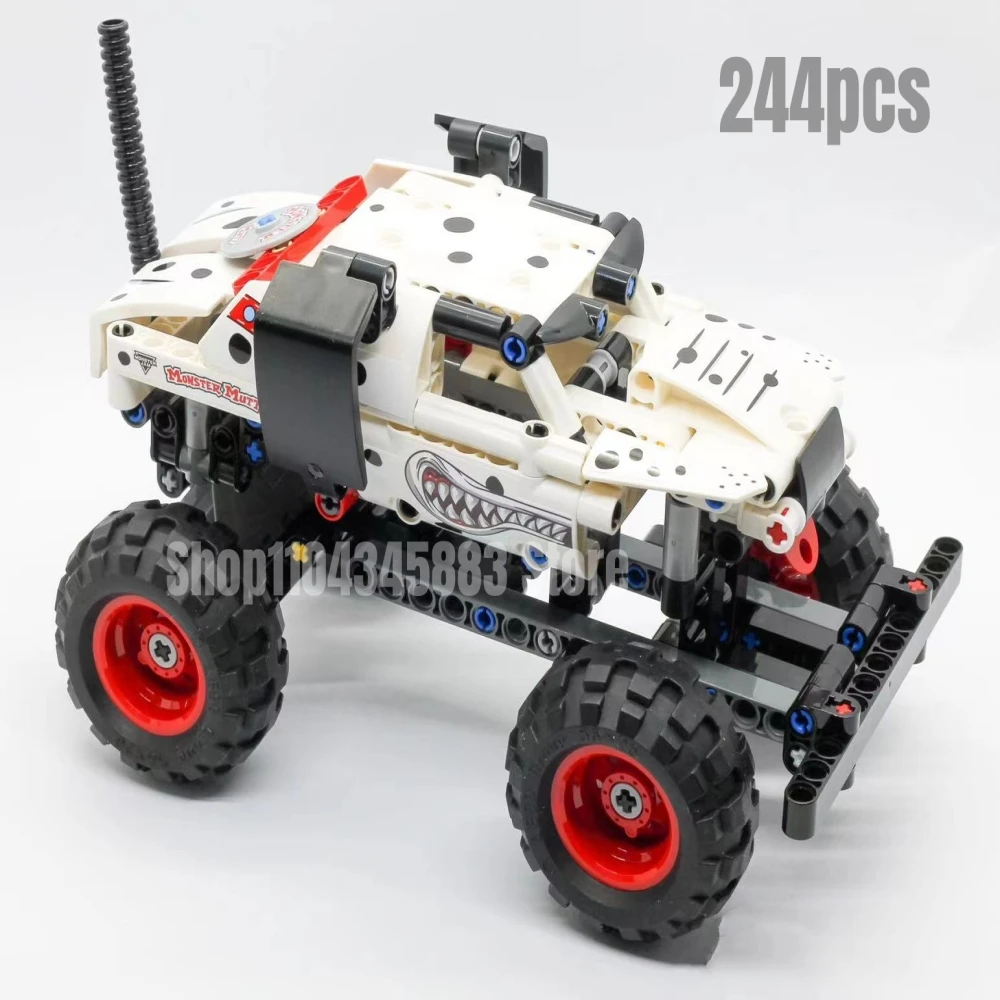 244pcs Monster Truck Spotted Dog Building Blocks Model 42150 Bricks Toys for Children