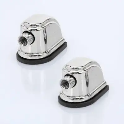 

2 Pcs Ear Hook Snare Drum Lugs Connector Accessories Bass Drums Metal Claw Tube Triangle