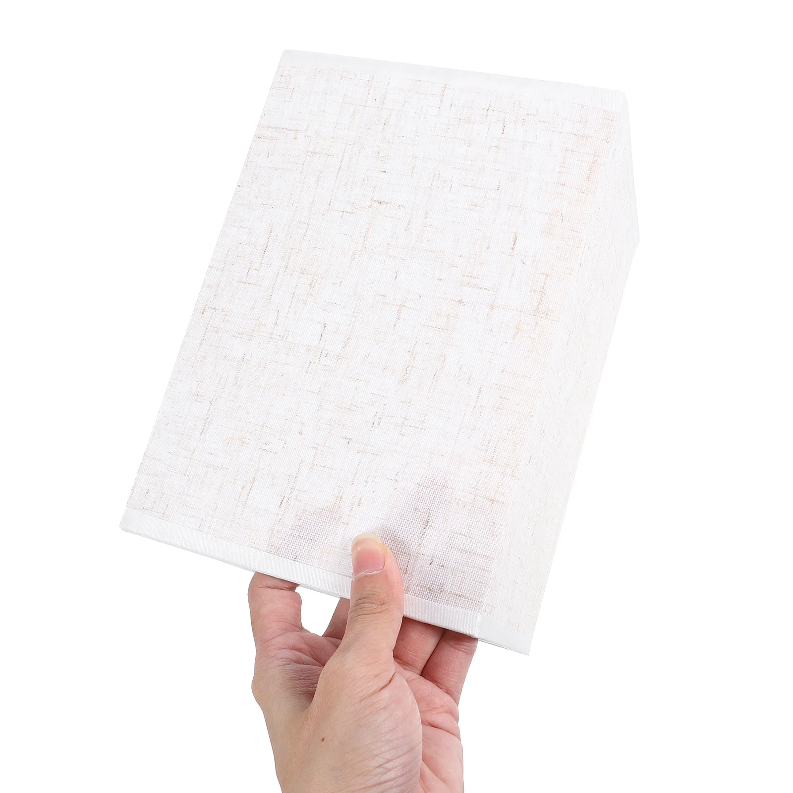 

Lamp Shade Square Cream Lampshade Replacement Floor Linen Lampshades Bottom Mount Beige Table