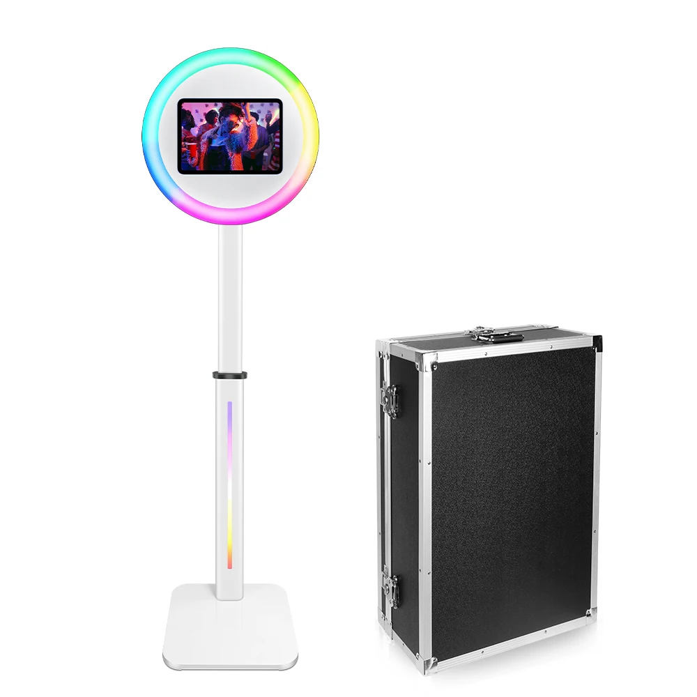 Microsoft 12.3 inch Photo Booth Ipad Adjustable Height 13 inch Photobooth Machine For Party Weddings Events Photo Studio Kits