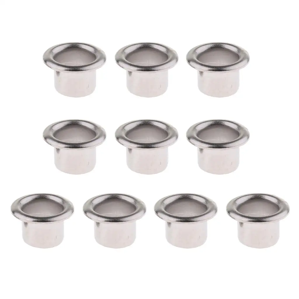 Pack of 10 Metal Drum Air Vent for Badges Restore/Build Silver Hardware