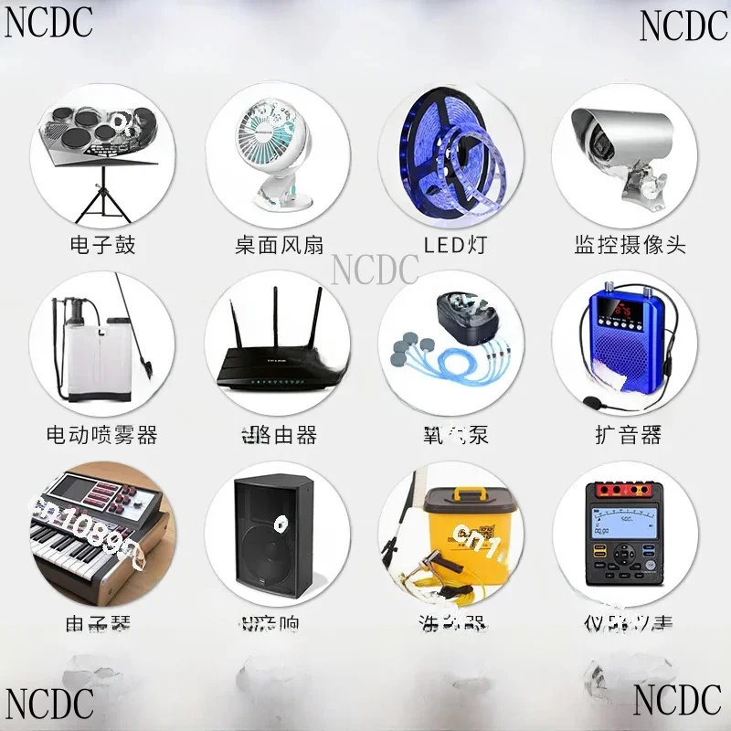 Large Capacity 9V5 Volt Multi-Voltage Backup Power Supply Is Suitable Monitoring, Light Strip Conditioning Clothing
