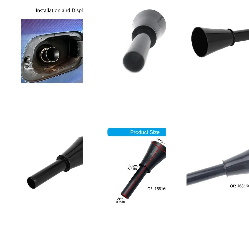 OE 1681668 Petrol Filler Funnel for MK2 and Fiesta Black