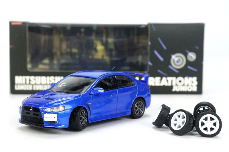 BM Creations 1:64  Lancer Evolution X  Diecast Alloy Toy Cars Simulation Model For Collection gift