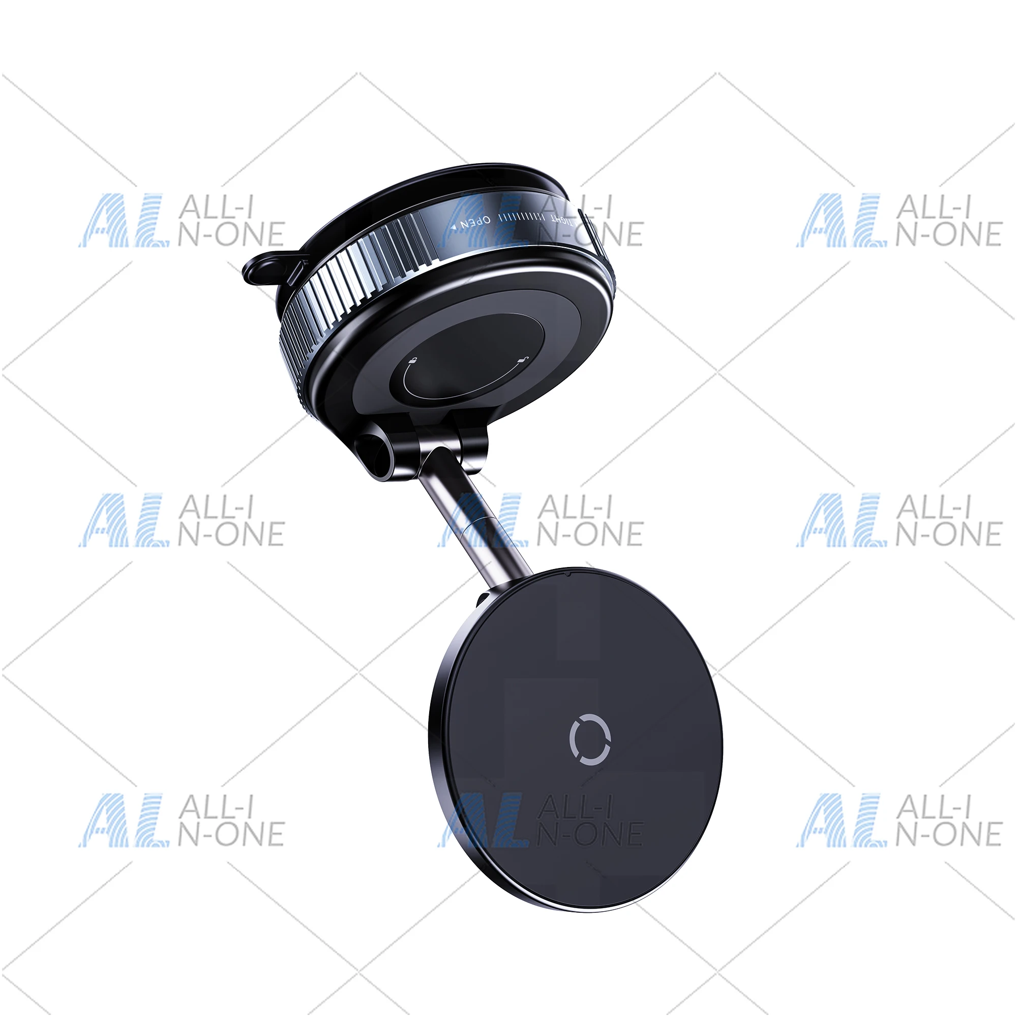 Magnetic Car Phone Holder Mount - 360° Rotation & Foldable Design