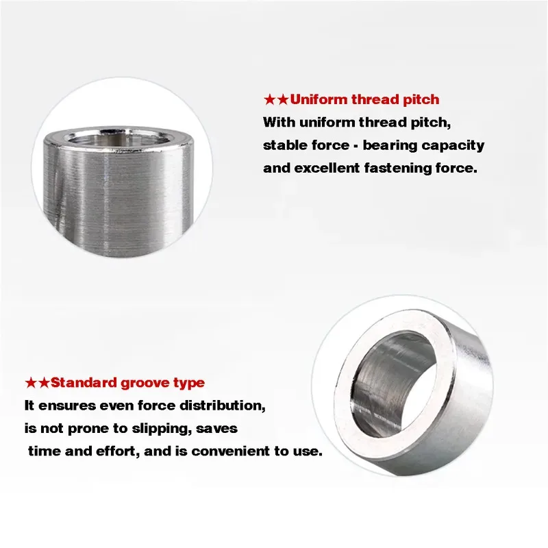 مجموعة فاصل المواجهة من الألومنيوم للدعم الهيكلي والعزل الكهربائي في مجموعة الدقة M3 M4 M5 M6 M8 #6