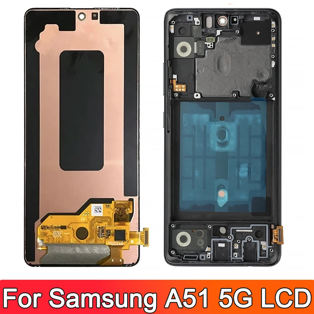 For Samsung Galaxy A51 5G A516 SM-A516F A516N A516B A516U Lcd Display Touch Screen Digitizer Assembly Replacement