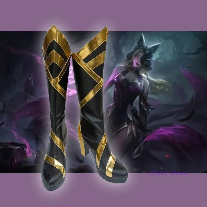 Gra League of Legends Ahri Cosplay buty komiks Halloween Anime Cosplay buty dla kobiet buty karnawałowe Anime